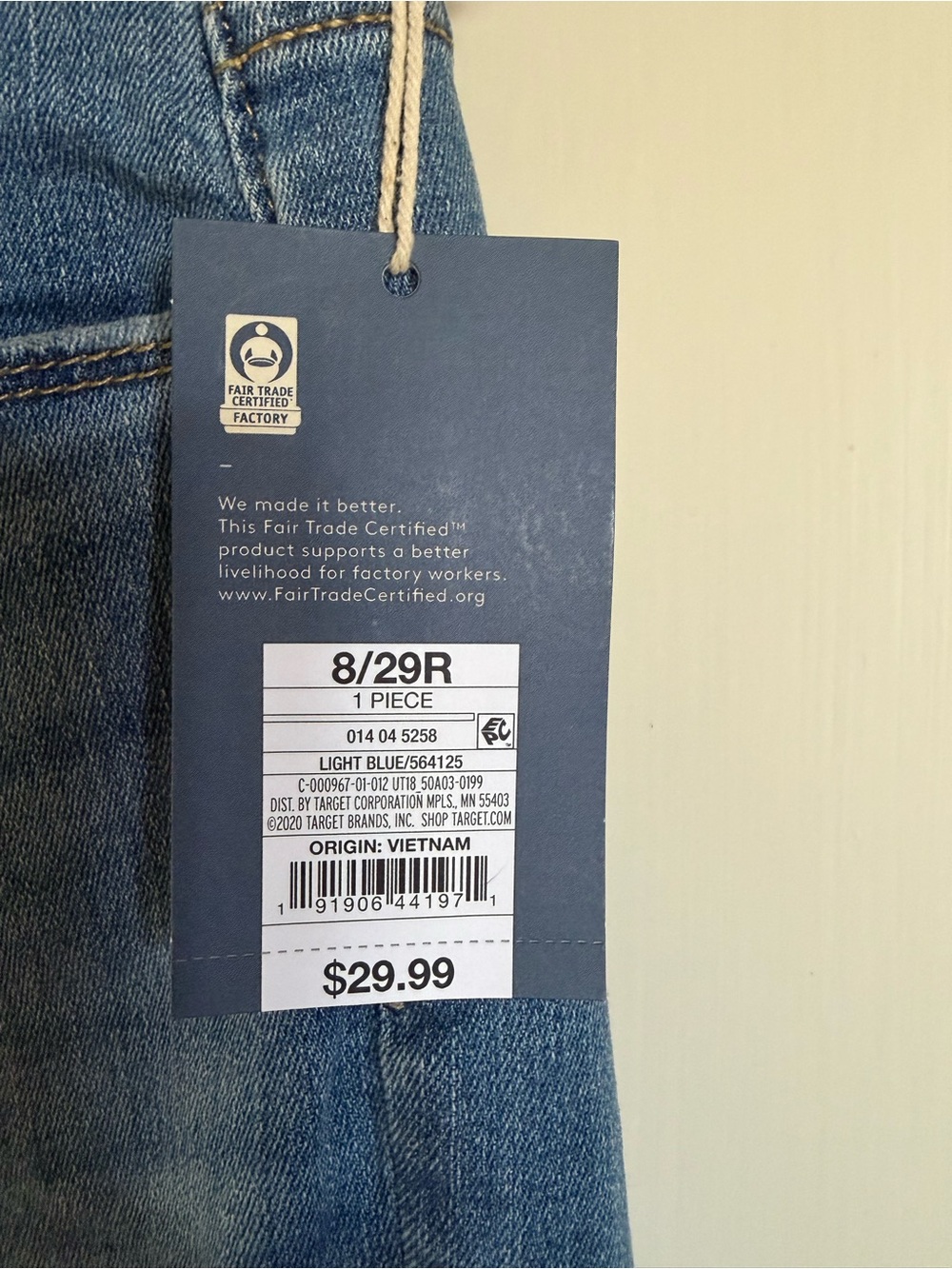 Universal Thread Women's Blue Ripped Skinny Jeans - Picture 7 of 9